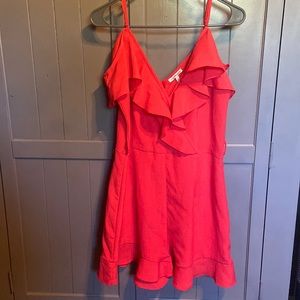Charlotte Russe Large Red Romper